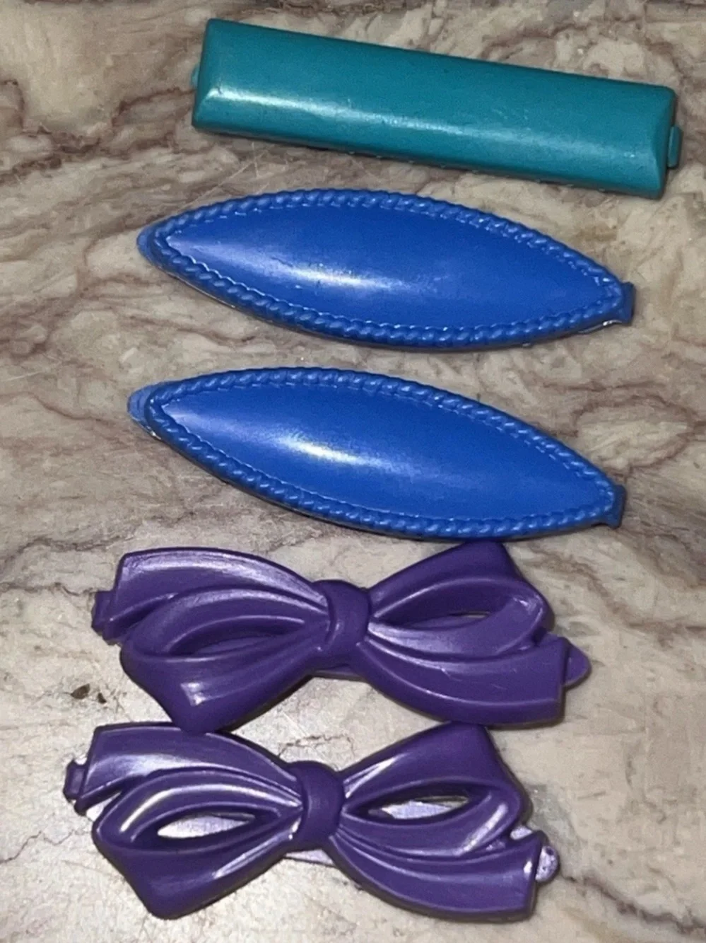 Vintage Lot Goody Barrette Clips 80s 90s Plastic Butterfly’s Ribbon Bow Daisy